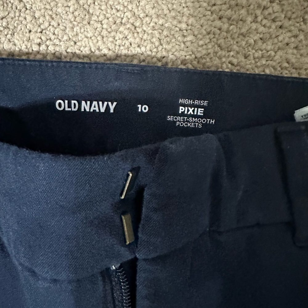 Old Navy Navy Blue Pixie Pants